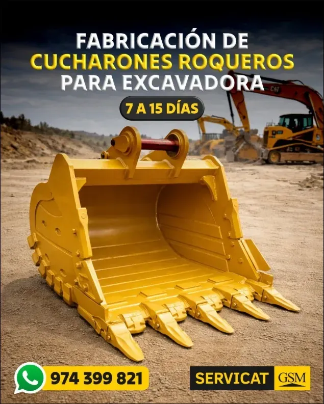 Mandos finales de excavadora en SERVICAT GSM