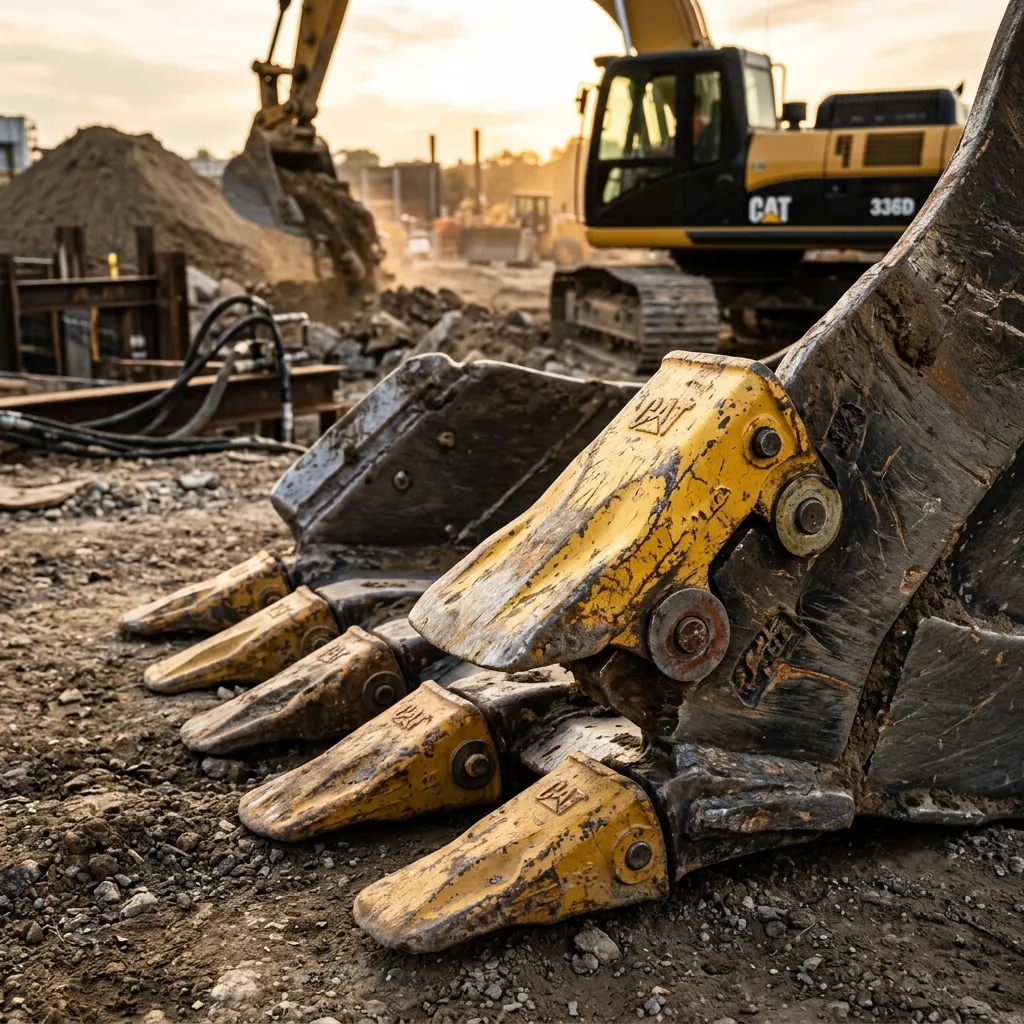 ¿Cómo elegir las puntas correctas para tu excavadora? Guía 2025